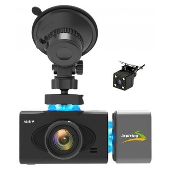 Відеореєстратор Aspiring Alibi 9 GPS 3 Cameras SpeedСam (CD1MP20GAL9) фото №6