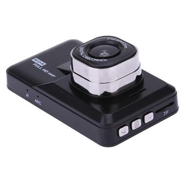 Відеореєстратор автомобільний з мікрофоном та USB одна камера екран 3 дюйми microSD G сенсор Binmer T-710 (BT710B) фото №3
