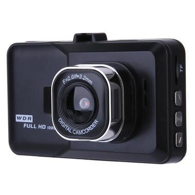 Відеореєстратор автомобільний з мікрофоном та USB одна камера екран 3 дюйми microSD G сенсор Binmer T-710 (BT710B) фото №2