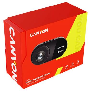 Відеореєстратор Canyon DVR25 WQHD 2.5K 1440p Wi-Fi Black (CND-DVR25) фото №12