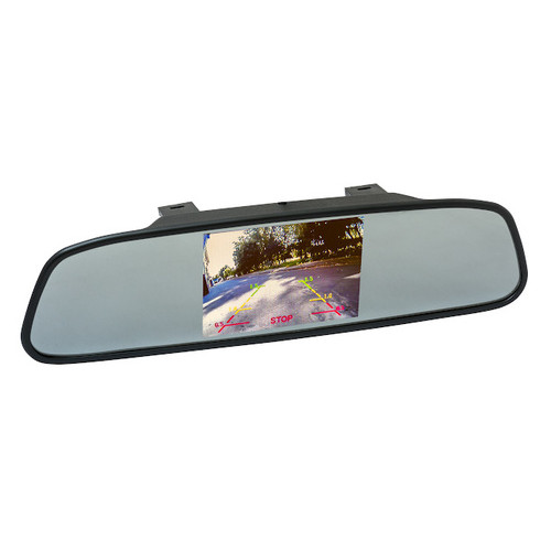 Універсальне дзеркало-накладка із вбудованим монітором Phantom RM-50 фото №1