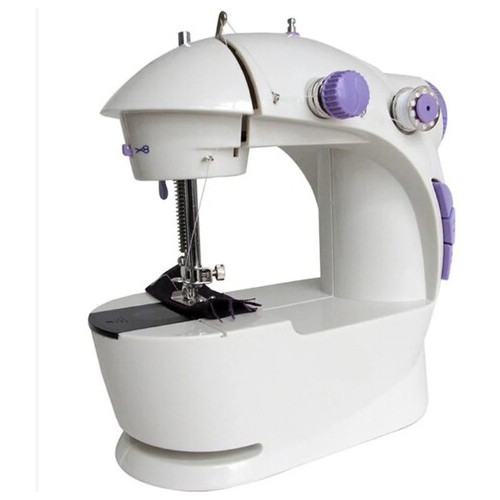 Міні швейна машинка Sewing Machine FHSM - 201 4 в 1 з підсвічуванням та адаптером фото №1