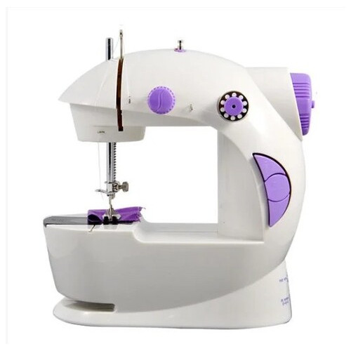 Міні швейна машинка Sewing Machine FHSM - 201 4 в 1 з підсвічуванням та адаптером фото №3