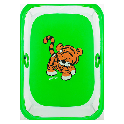 Манеж Qvatro Солнышко-02 мелкая сетка  зеленый (tiger) фото №2