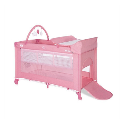 Ліжко-манеж Lorelli Noemi 2 Layers Plus Рожевий фото №3