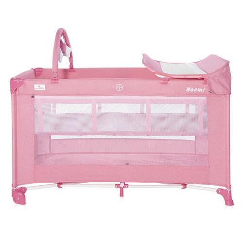 Ліжко-манеж Lorelli Noemi 2 Layers Plus Рожевий фото №2