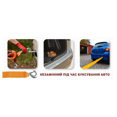 Буксировочный трос Штурмовик 2 т, лента 40 мм ? 4 м, жёлтый (ТРШ-240-2-1) фото №6