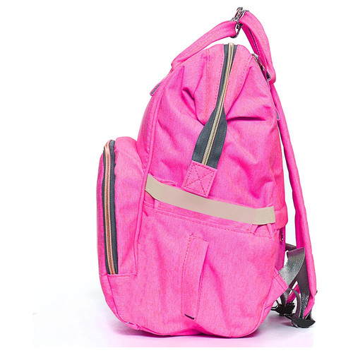 Сумка-рюкзак для мам багатофункціональна Mummy Bag Pink фото №3