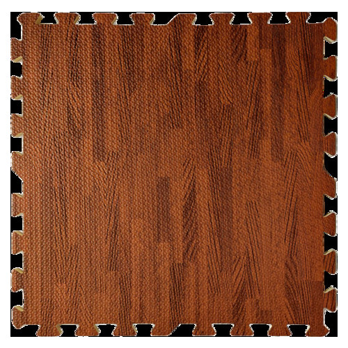 Пол пазл - модульное напольное покрытие Sticker Wall 600x600x10мм дерево темное (МР10) фото №1