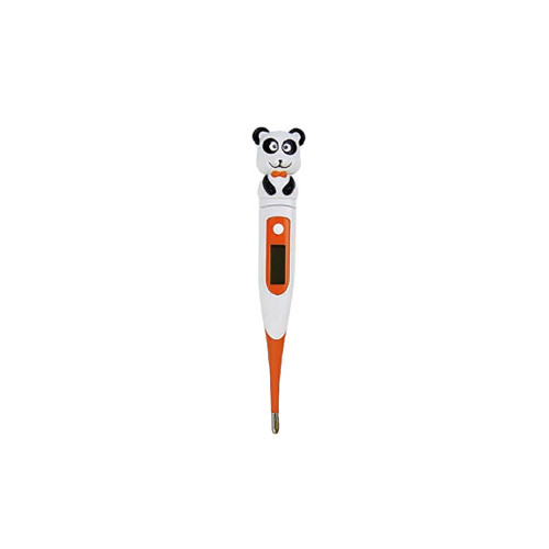 Термометр медицинский электронный детский с гибким измерительным наконечником Lindo DT-111G оранжевый фото №1