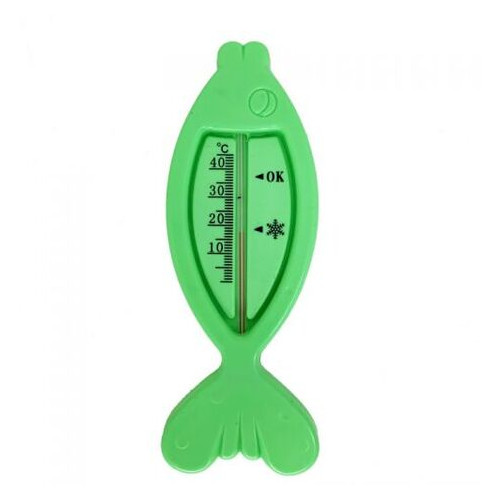 Термометр для води Рибка зелена (№1101) фото №1
