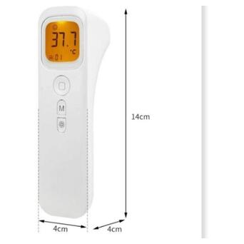Інфрачервоний безконтактний термометр XPRO Non-contact (60), 32°C ~ 42,5°C, LCD дисплей, з пам'яттю (MER-11752_248) фото №5