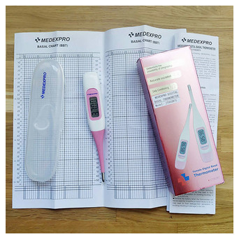 Термометр базальної температури для жінок MedExPro JT002BT Pink фото №6