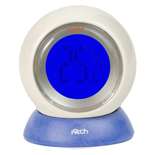 Цифровой термометр ITech 6х7х4см Белый, Синий фото №3