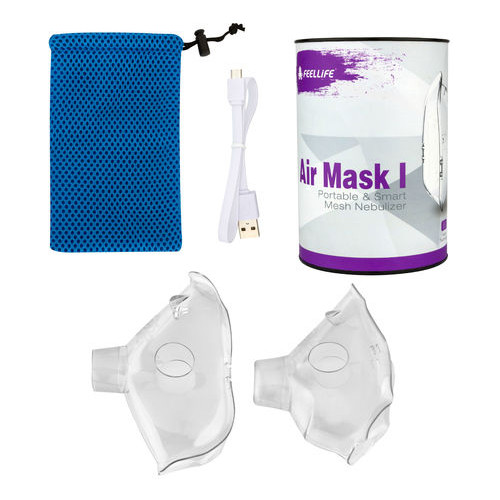 Ингалятор портативный ультразвуковой Feellife Air Mask 1 MESH (white) фото №2