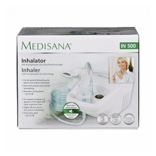 Ингалятор (небулайзер) Medisana IN 550 Inhalator Compact + White (WB571725) фото №3