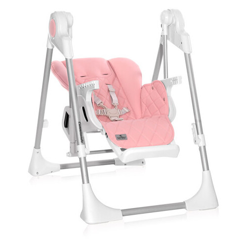 Гойдалки-стульчик для годування Lorelli Camminando Рожевий фото №3