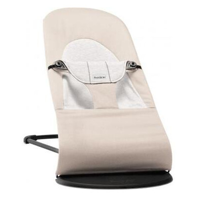 Кресло-качалка BabyBjorn Balance Soft Джерси Бежево-серый (5083) фото №1