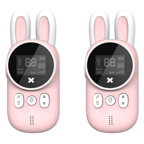 Детские рации Children`s rabbit walkie talkie Pink (12918) фото №1