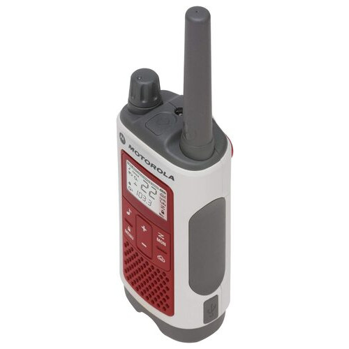 Рація Motorola T482 Emergency Preparedness White W/Red Rechargeable (набір 2 шт.) фото №4