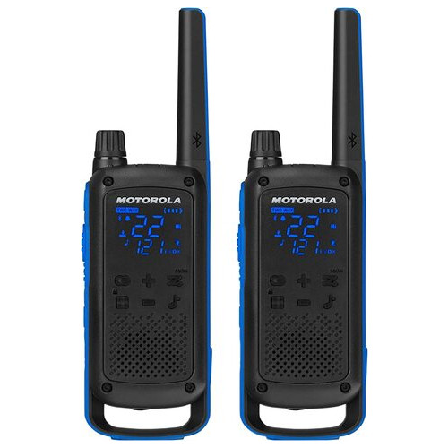 Рація Motorola T800 Talkabout Two-Way Radios Black/Blue (комплект 2 шт) фото №1