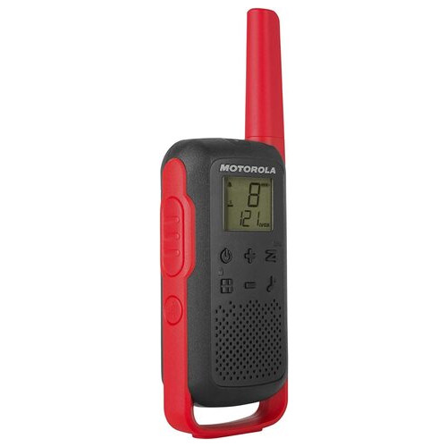 Рація Motorola T210 Two-Way Radio Black W/Red (набір 2 шт.) фото №2