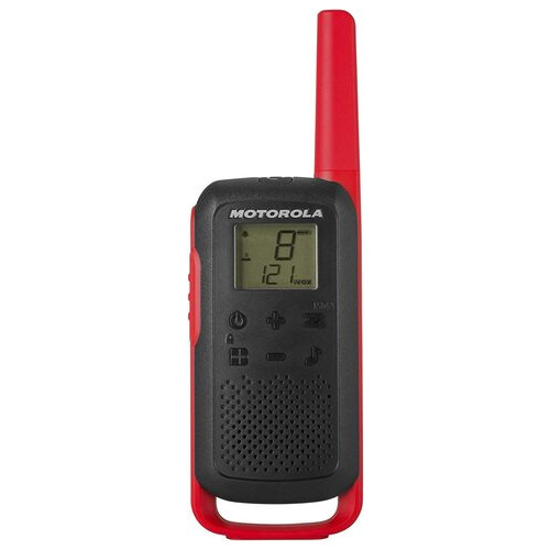 Рація Motorola T210 Two-Way Radio Black W/Red (набір 2 шт.) фото №7