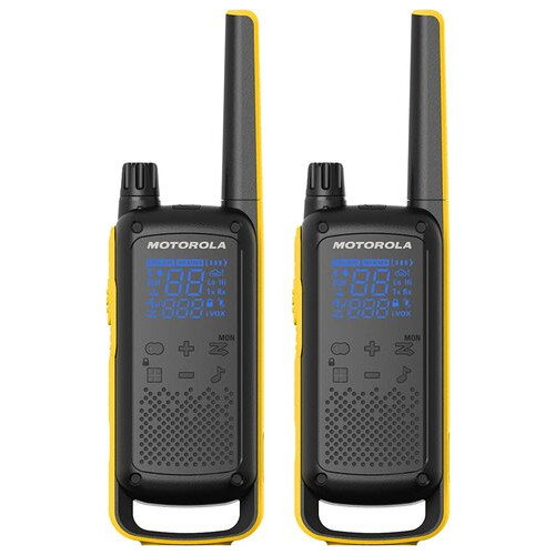 Рація Motorola T475 Extreme Two-Way Radio Black W/Yellow (набір 2 шт.) фото №1