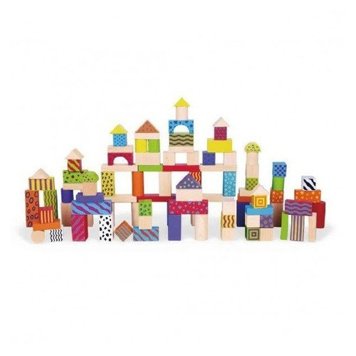 Набір будівельних блоків Viga Toys 100 шт (59696) фото №1