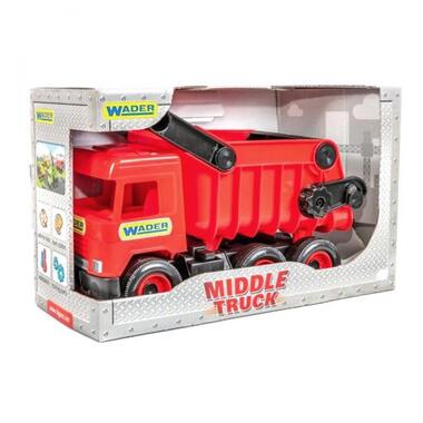 Самоскид Middle truck (червоний) (39486) фото №1