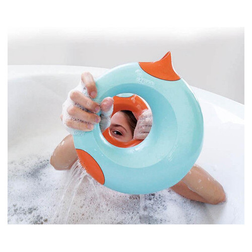 Іграшка для купання/Іграшка для піску Quut Лійка Cana 1 л Блакитна помаранчева (170570) фото №3