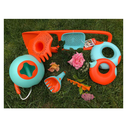 Іграшка для купання/Іграшка для піску Quut Лійка Cana 1 л Блакитна помаранчева (170570) фото №10