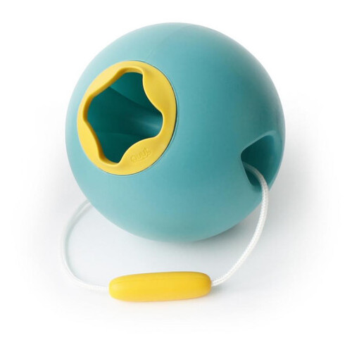 Іграшка для піску/Іграшка для купання Quut Сферичне відро Ballo Бірюзово-жовте (170105) фото №1