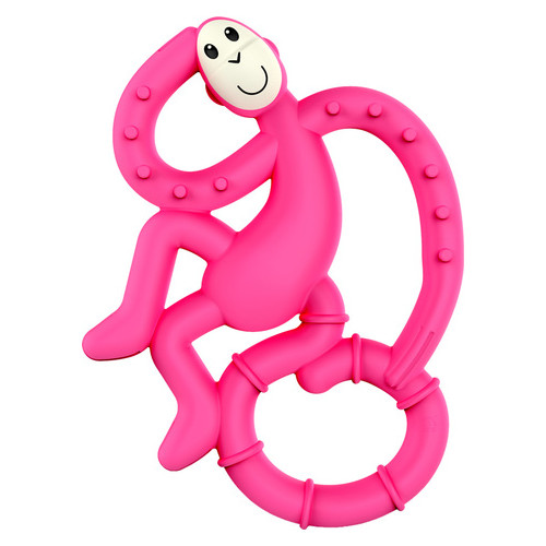 Іграшка-прорізувач Matchstick Monkey Маленька мавпочка танцює Рожевий 10 см (MM-МMT-003) фото №1