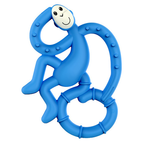 Іграшка-прорізувач Matchstick Monkey Маленька мавпочка танцює Синій 10 см (MM-МMT-002) фото №1