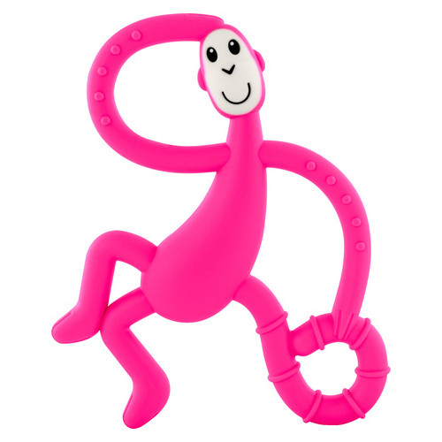 Іграшка-прорізувач Matchstick Monkey Танцююча мавпочка Рожевий 14 см (MM-DMT-003) фото №1