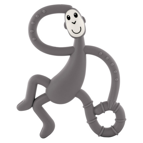 Іграшка-прорізувач Matchstick Monkey Танцююча мавпочка Сірий 14 см (MM-DMT-001) фото №1