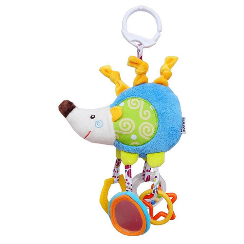 Дитяче брязкальце A-Toys WD210219-4 підвіска тварина м'яка з прорізувачем та дзеркалом Їжачок фото №1