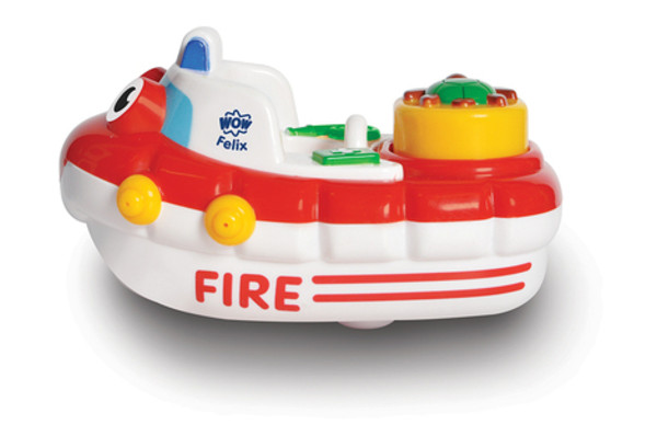 Іграшка для купання Wow Toys Fireboat Felix Пожежний катер Фелікс (01017) фото №4