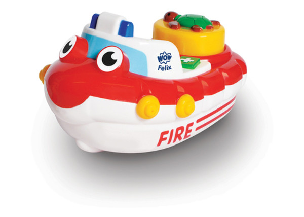 Іграшка для купання Wow Toys Fireboat Felix Пожежний катер Фелікс (01017) фото №3