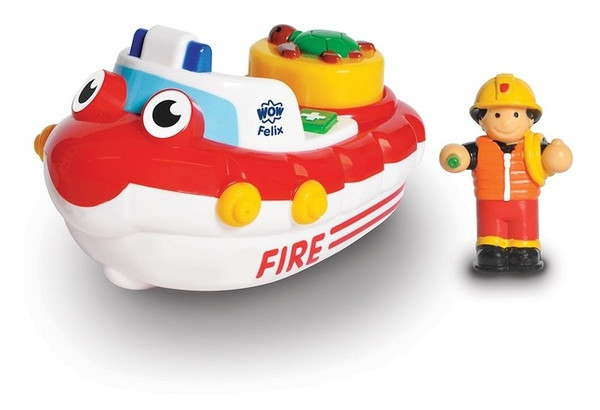 Іграшка для купання Wow Toys Fireboat Felix Пожежний катер Фелікс (01017) фото №2