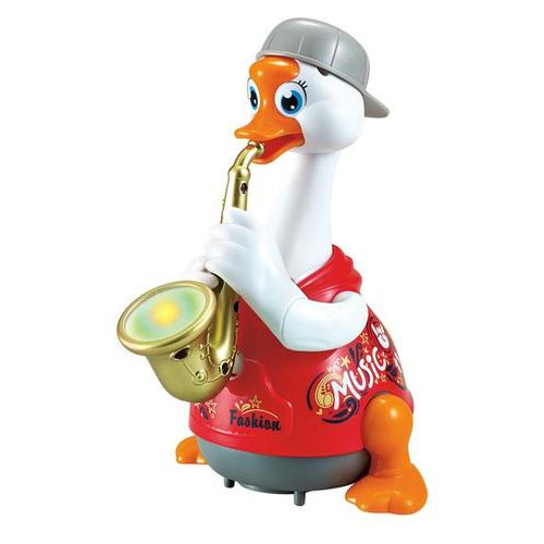 Іграшка музична Hola Toys Гусак-саксофоніст, червоний (6111-red) фото №4
