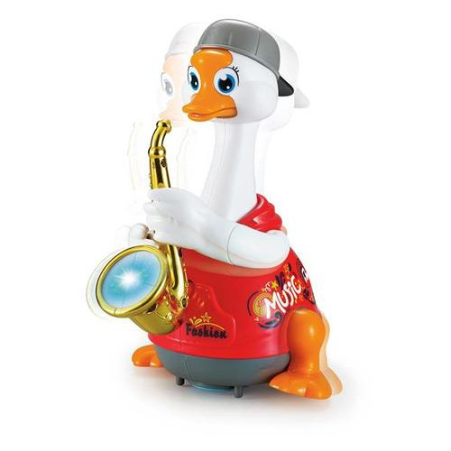 Іграшка музична Hola Toys Гусак-саксофоніст, червоний (6111-red) фото №1