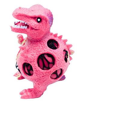 Іграшка антистрес сквіш Динозаврик AINOLWAY рожевий фото №1