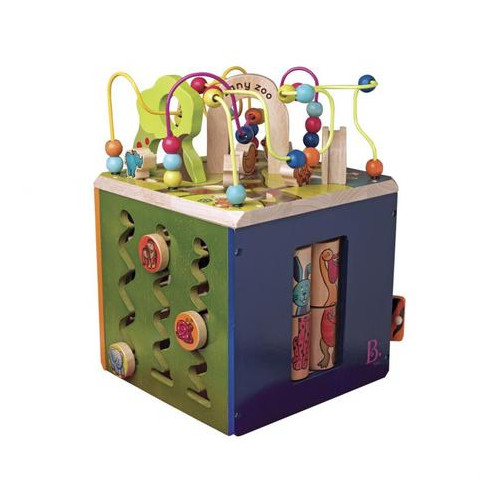 Розвиваюча іграшка Battat Зоо-куб 34х30х45 см (BX1004X) фото №4