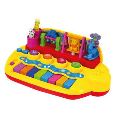 Розвиваюча іграшка Kiddi Smart Піаніно – Звірята на гойдалці (українська) (063412) фото №2