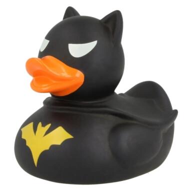 Іграшка для ванної Funny Ducks Качка Летюча Миша чорна (L1889) фото №1