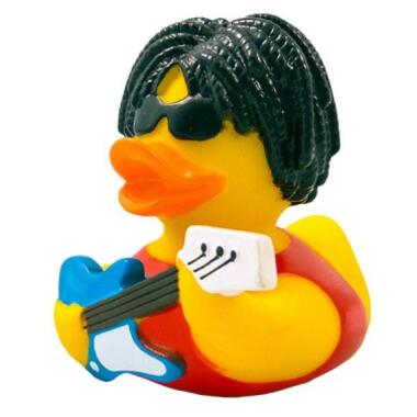 Іграшка для ванної Funny Ducks Качка Рокер (L1948) фото №1