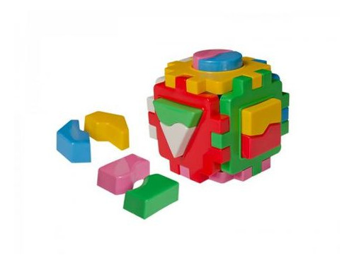 Іграшка куб Технок Розумний малюк Логіка 1 (сортер) (2452) фото №1