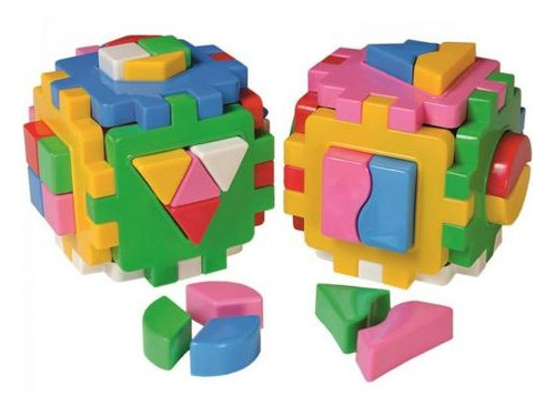Куб Технок сортер Розумний малюк. Логіка-комбі (2 шт) (2476) фото №1